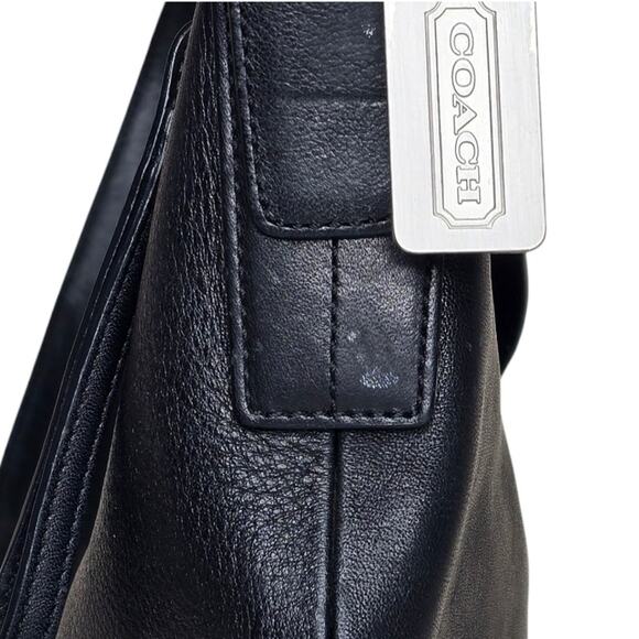 Coach Vintage Legacy Slim Duffle Black Leather 9326 - Picture 9 of 16